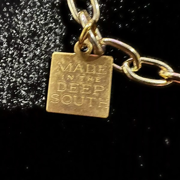 MADE IN THE DEEP SOUTH  one of kind statement necklace - Picture 9 of 16